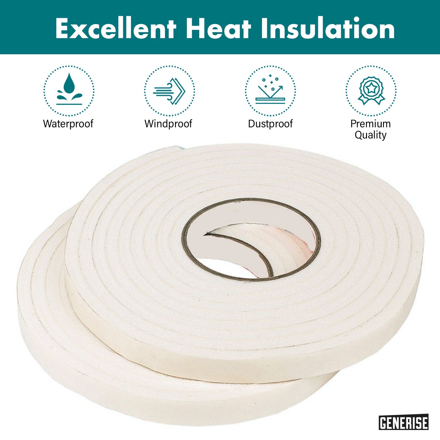 Generise Foam Draught Strip 10 Metres