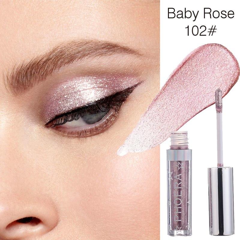 Phoera Glitter &  Glow Liquid Eyeshadow