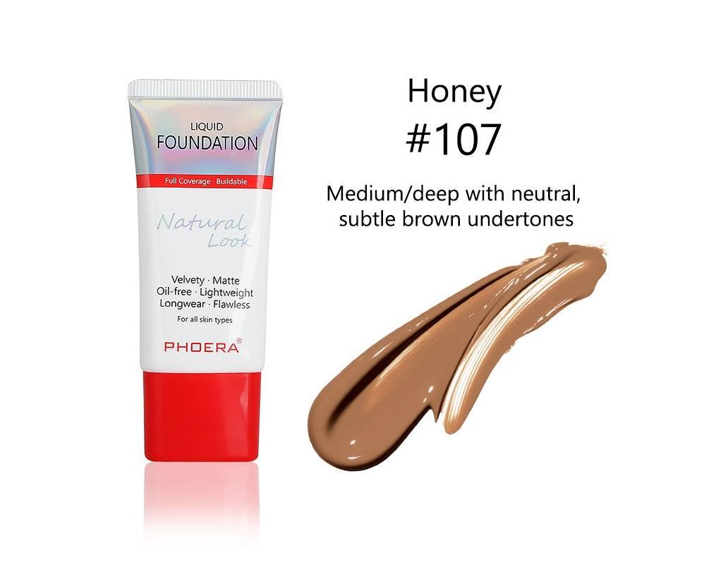 Phoera Liquid Foundation Tube Packaging