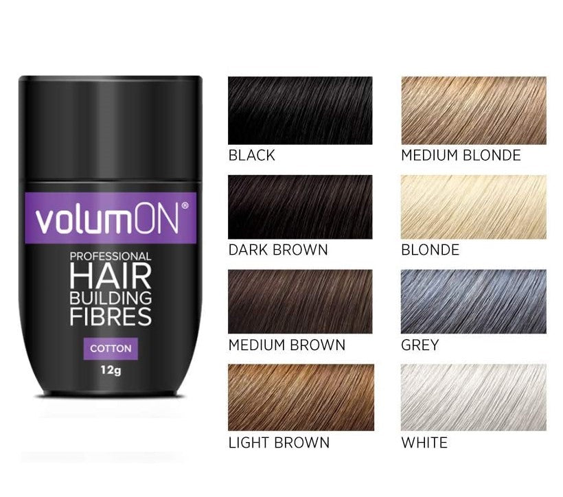 Volumon Hair Building Fibres - COTTON 12g
