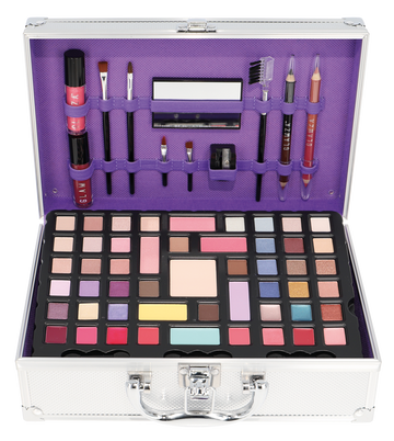 Glamza 'Flawless Chic' 68pc Vegan Vanity Case