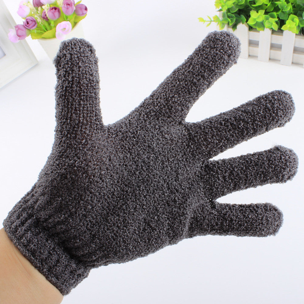 Glamza Bamboo Charcoal Exfolaiting Glove - One Pair