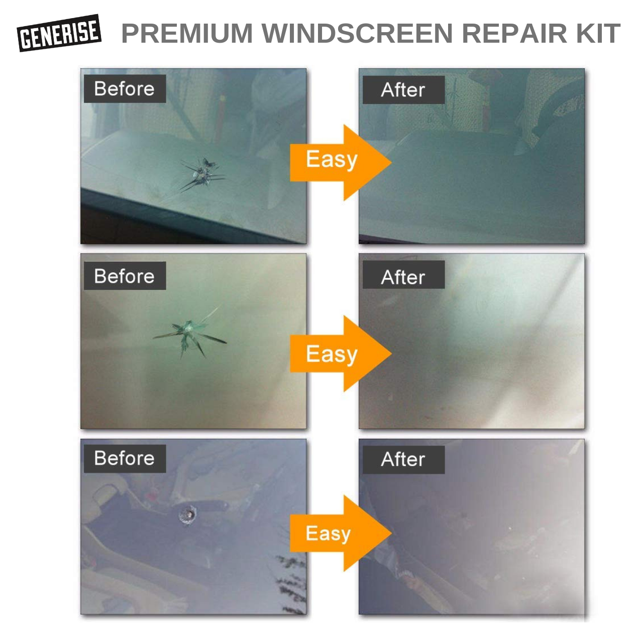 Generise PREMIUM Windshield Repair Kit