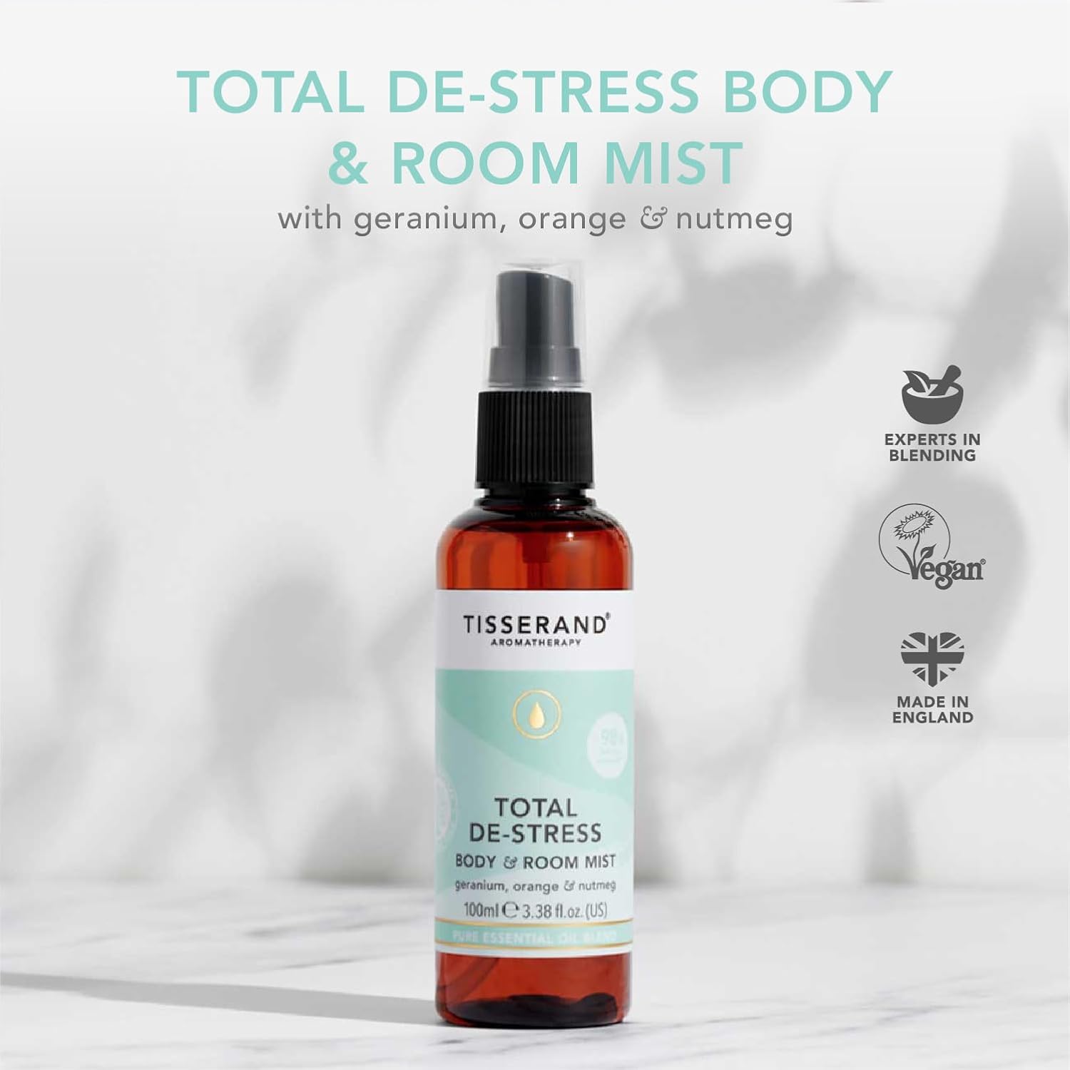 Tisserand Total De- Stress Body and Room Mist 100ml