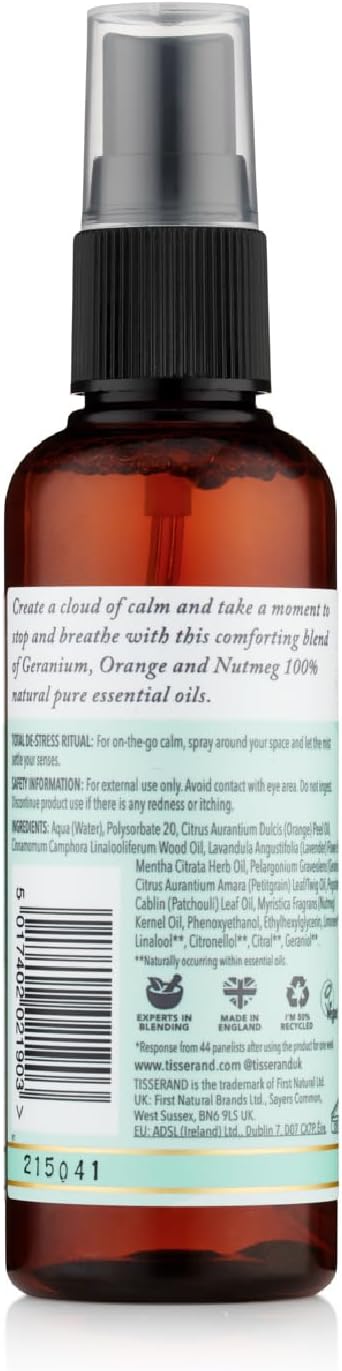 Tisserand Total De- Stress Body and Room Mist 100ml