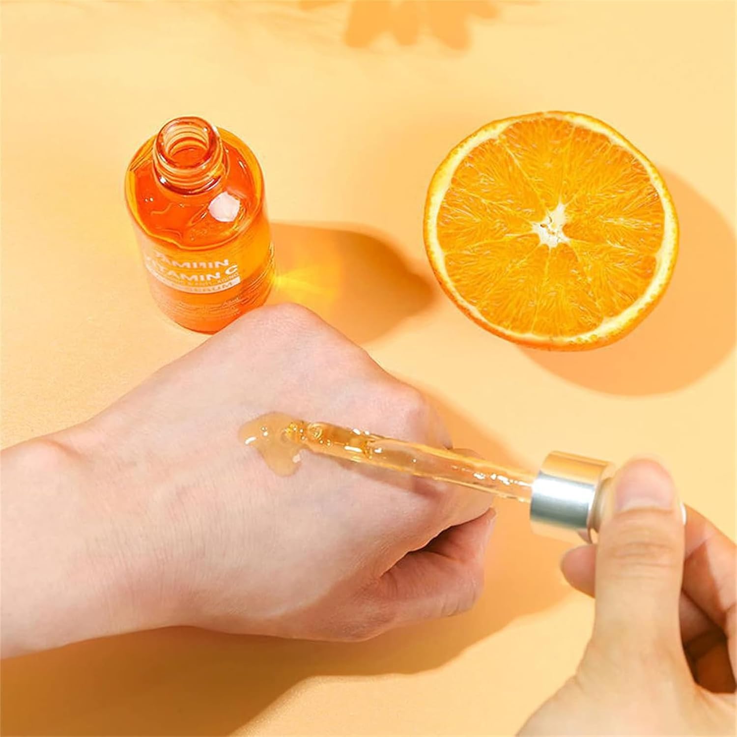 Dr Rashel Vitamin C Serum Brightening & Anti Ageing Facial Serum with Hyaluronic Acid for Face Lines & Wrinkles 50ml