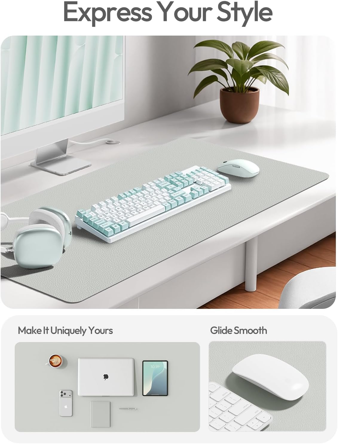Generise Leather Desk Mat- 80cm x 40cm