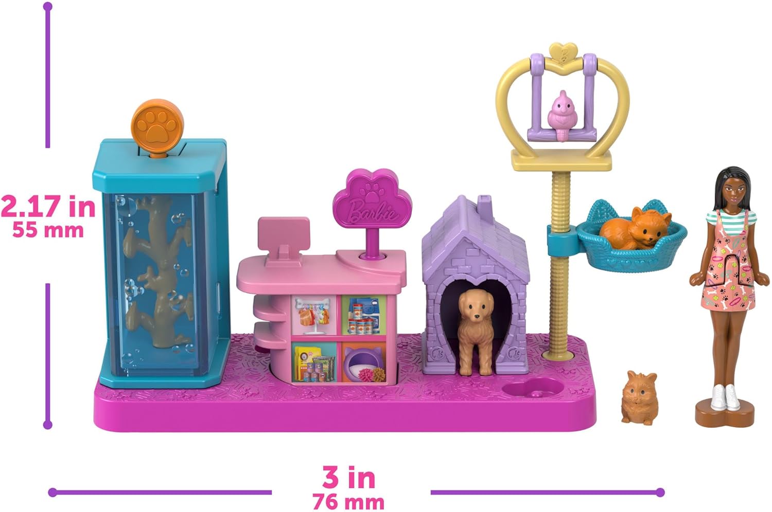 Barbie Mini Barbie Land DreamHouse & 3 Playsets