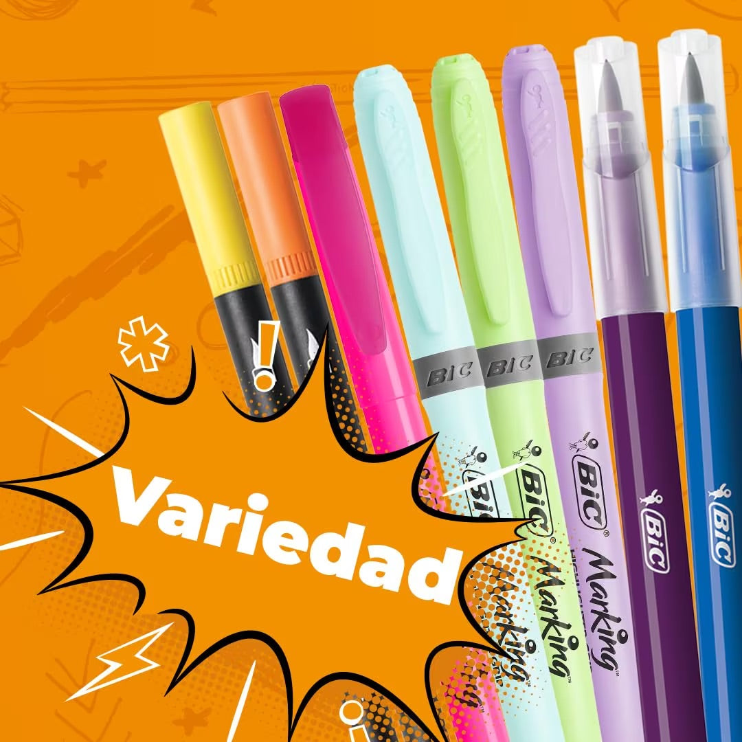 BIC Evolution Original, Erasable HB Graphite Pencils with Eraser - Pack of 8