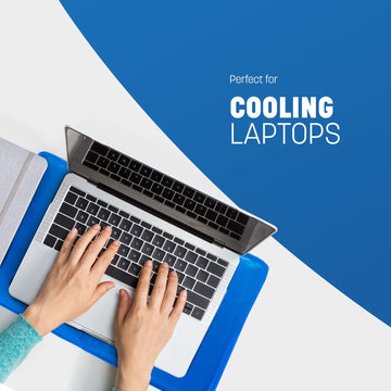 Generise Cooling Gel Laptop Mat - 50cm x 40cm- Blue