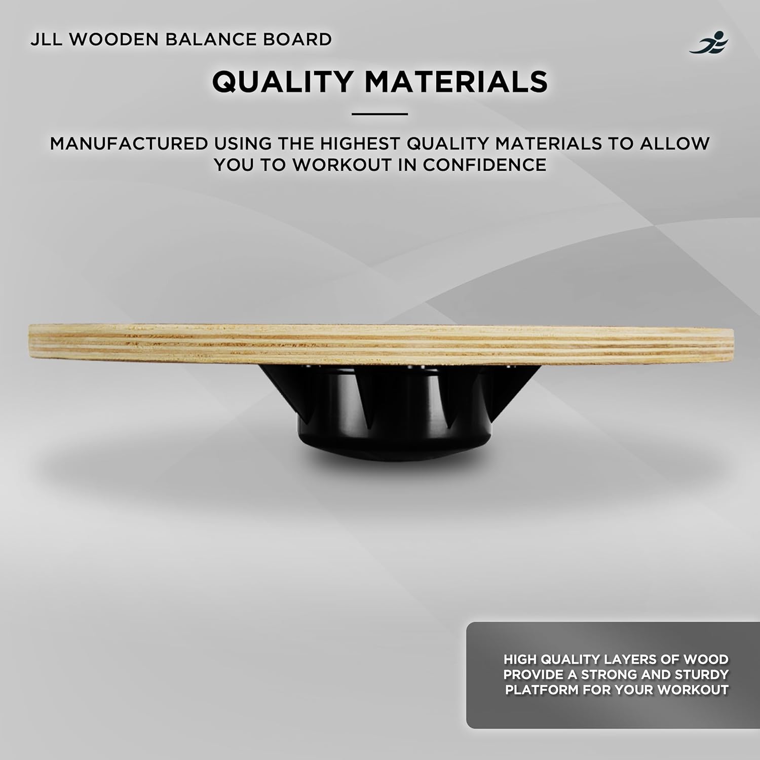 JLL Wooden Balance Board