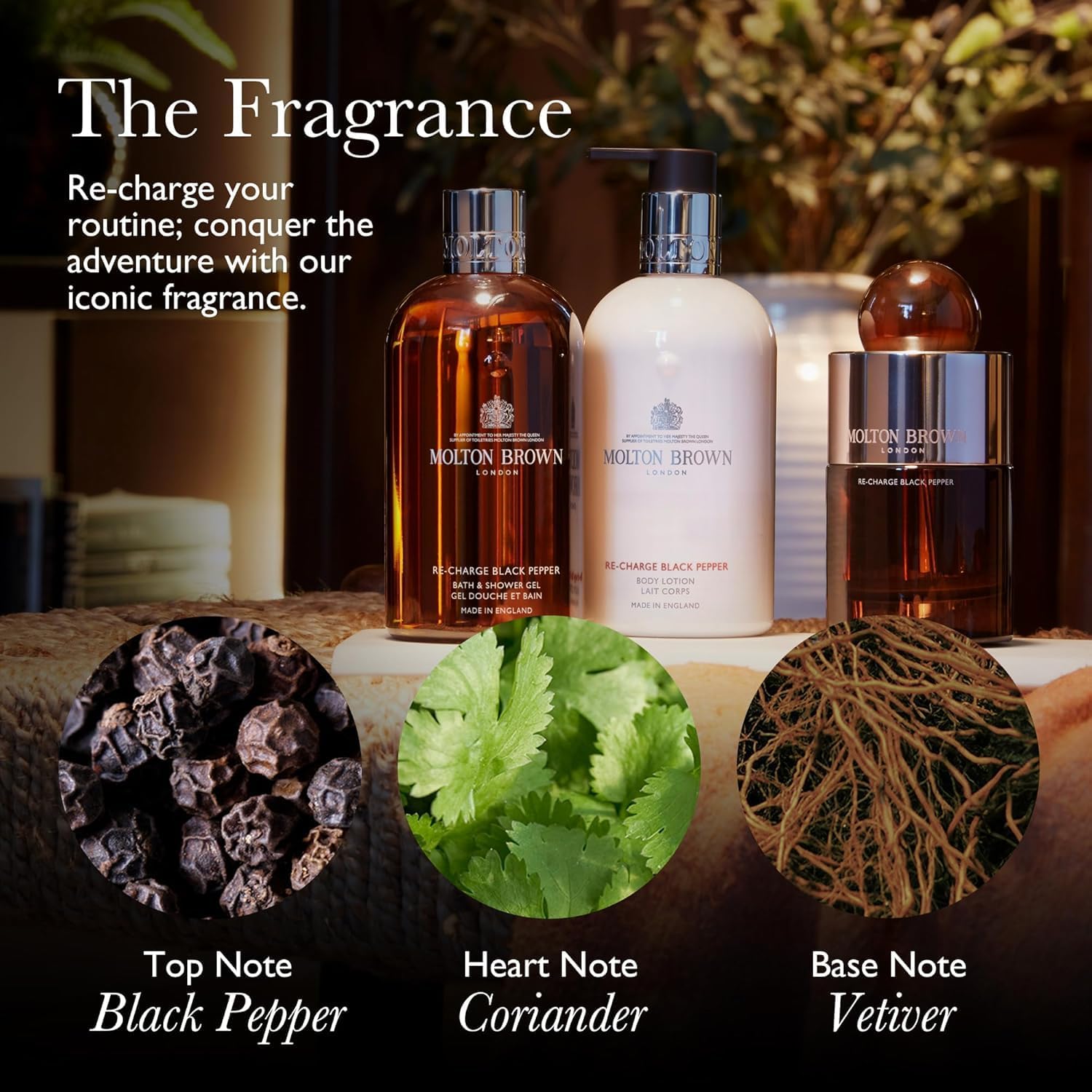 Molton Brown Spicy and Citrus Fragrance - 4pc Discovery Set