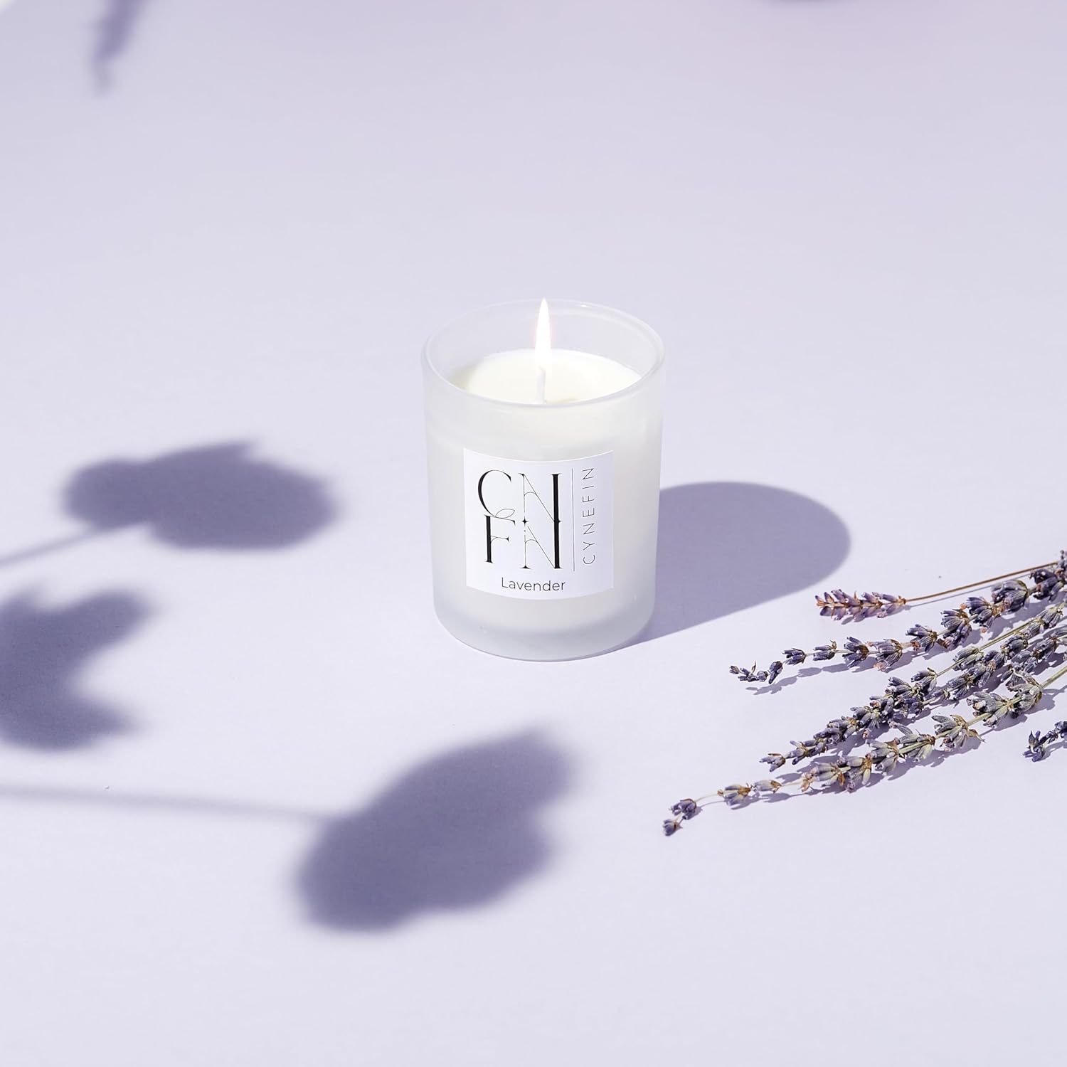 CNFN Gift Candle Set 3 x100g (lavender, Cotton & Wildflower)
