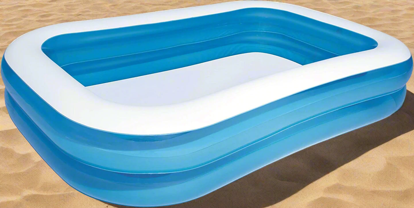 Bestway 8ft 7 inch x 69 inch x 20 inch Family Paddling Pool (262 x 175 x 51 cm)