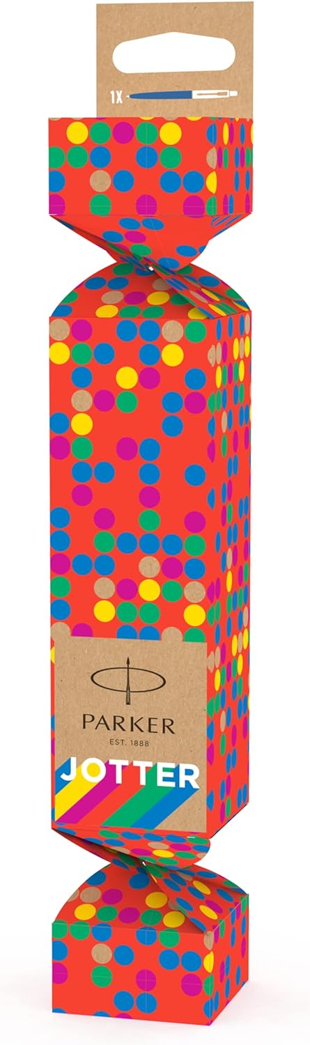 Parker Jotter Originals Christmas Cracker | Refillable Ballpoint Pen Christmas Gift - Blue Denim Finish
