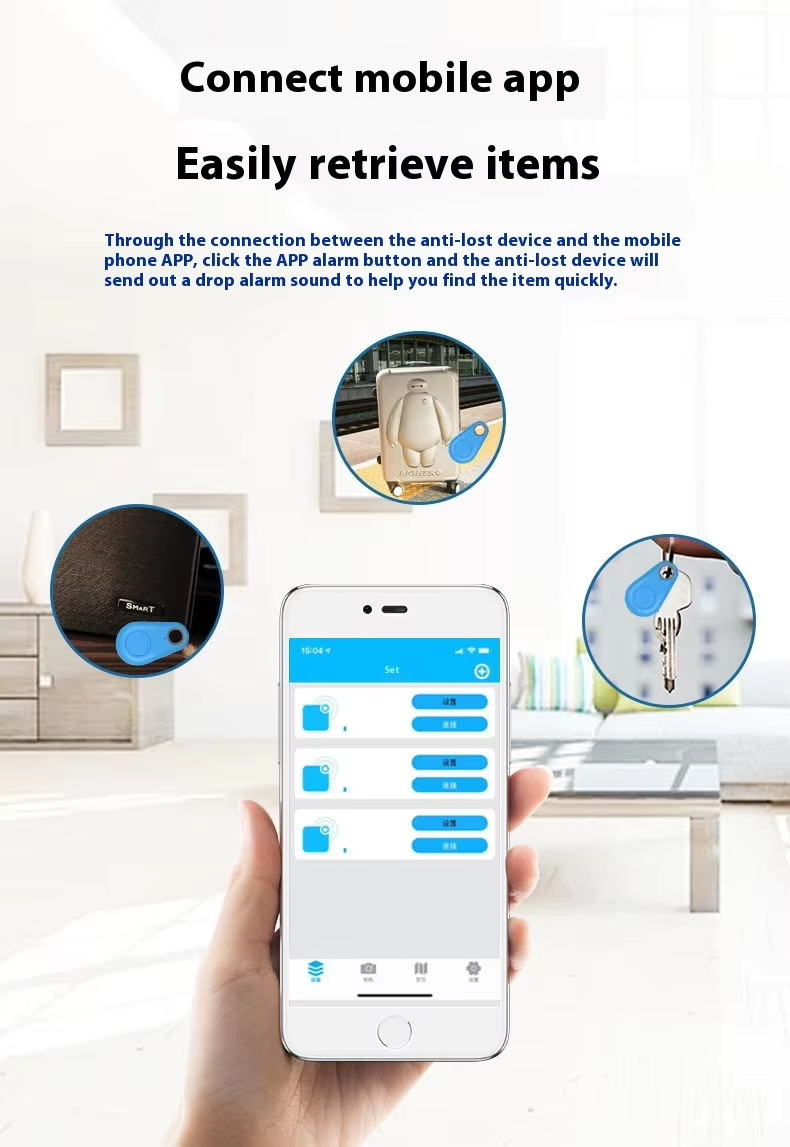 Generise 'Found It' Compact Bluetooth GPS Tracker Tag for Health & Beauty Enthusiasts