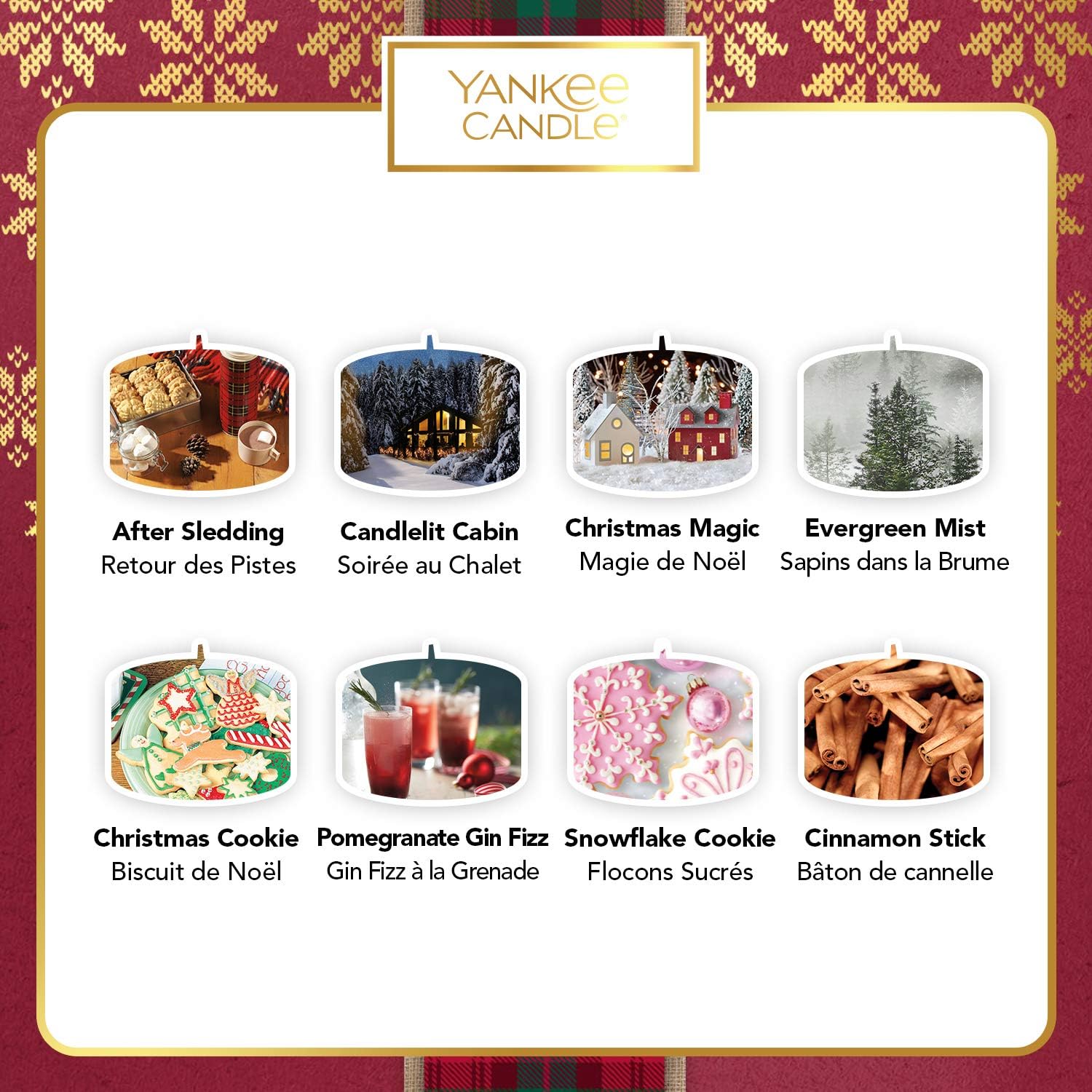 Yankee Candle Advent Calendar Gift Set with Tea Lights