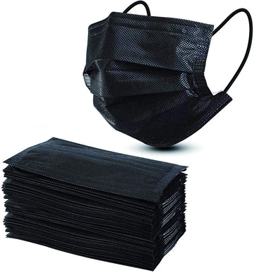 Generise Surgical 3 Ply Face Mask - BLACK- 50 Per Box