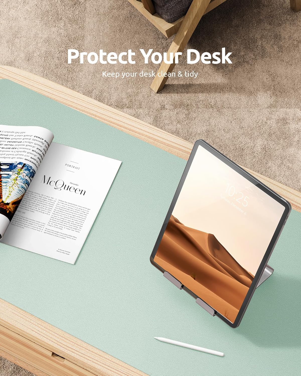 Generise Leather Desk Mat- 80cm x 40cm
