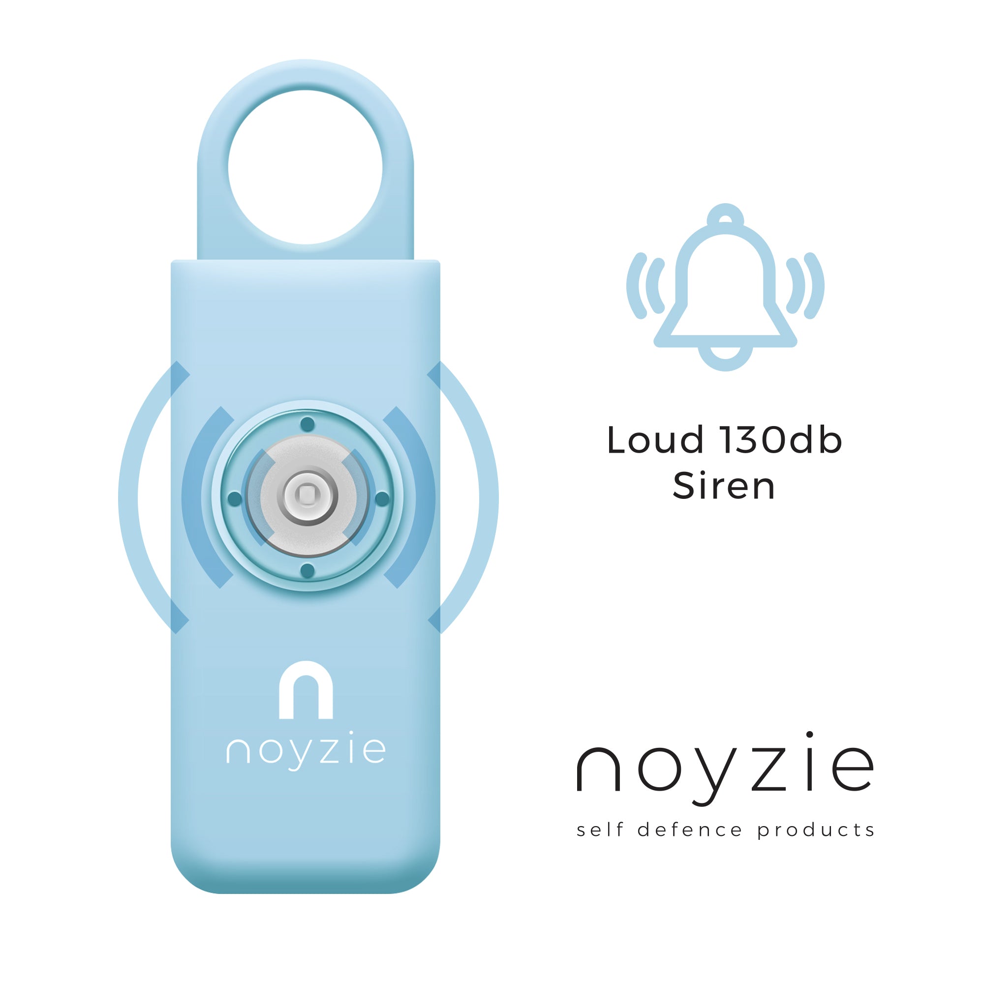 Noyzie PLUS Rechargeable 130db Personal Safety Alarm
