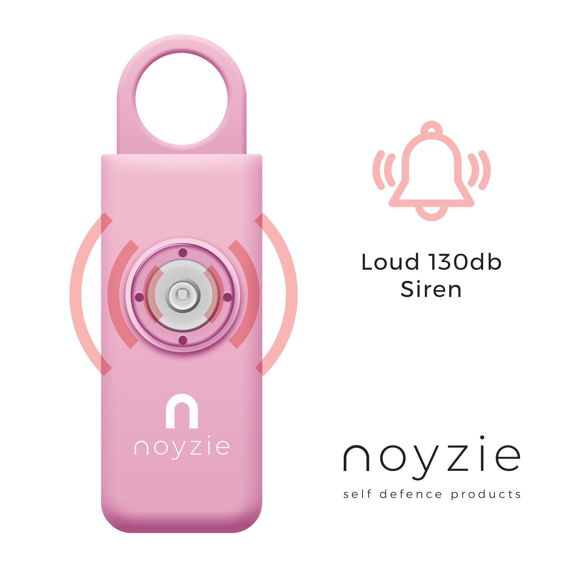 Noyzie LOCATE Rechargeable 130db GPS Personal Safety Alarm