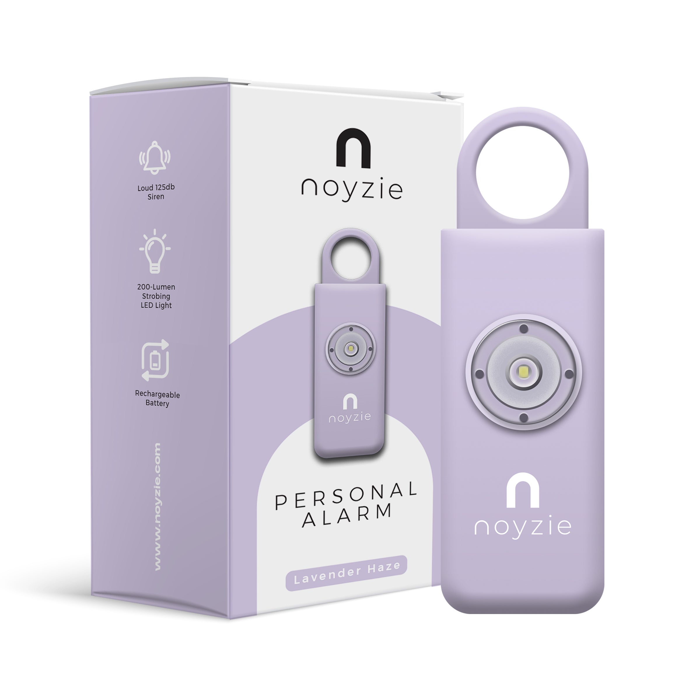 Noyzie PLUS Rechargeable 130db Personal Safety Alarm