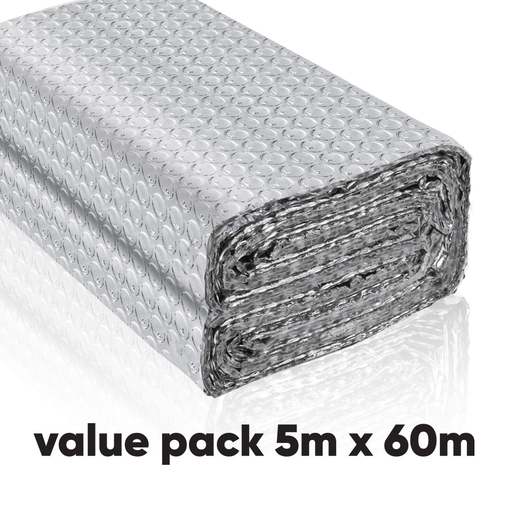 Generise Eco Reflective Radiator Foil – 5m x 60cm, Energy-Saving with 36 Adhesive Stickers