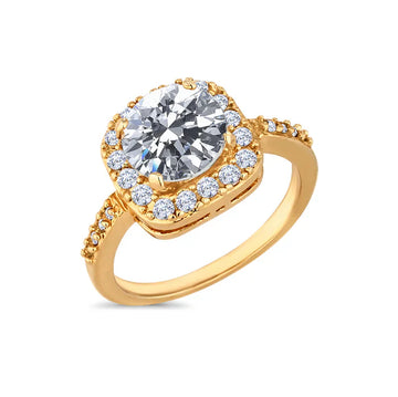 Diamond Style London - Affinity Ring Medium - US 7 / UK O (Item code: Affinityringgold - M)