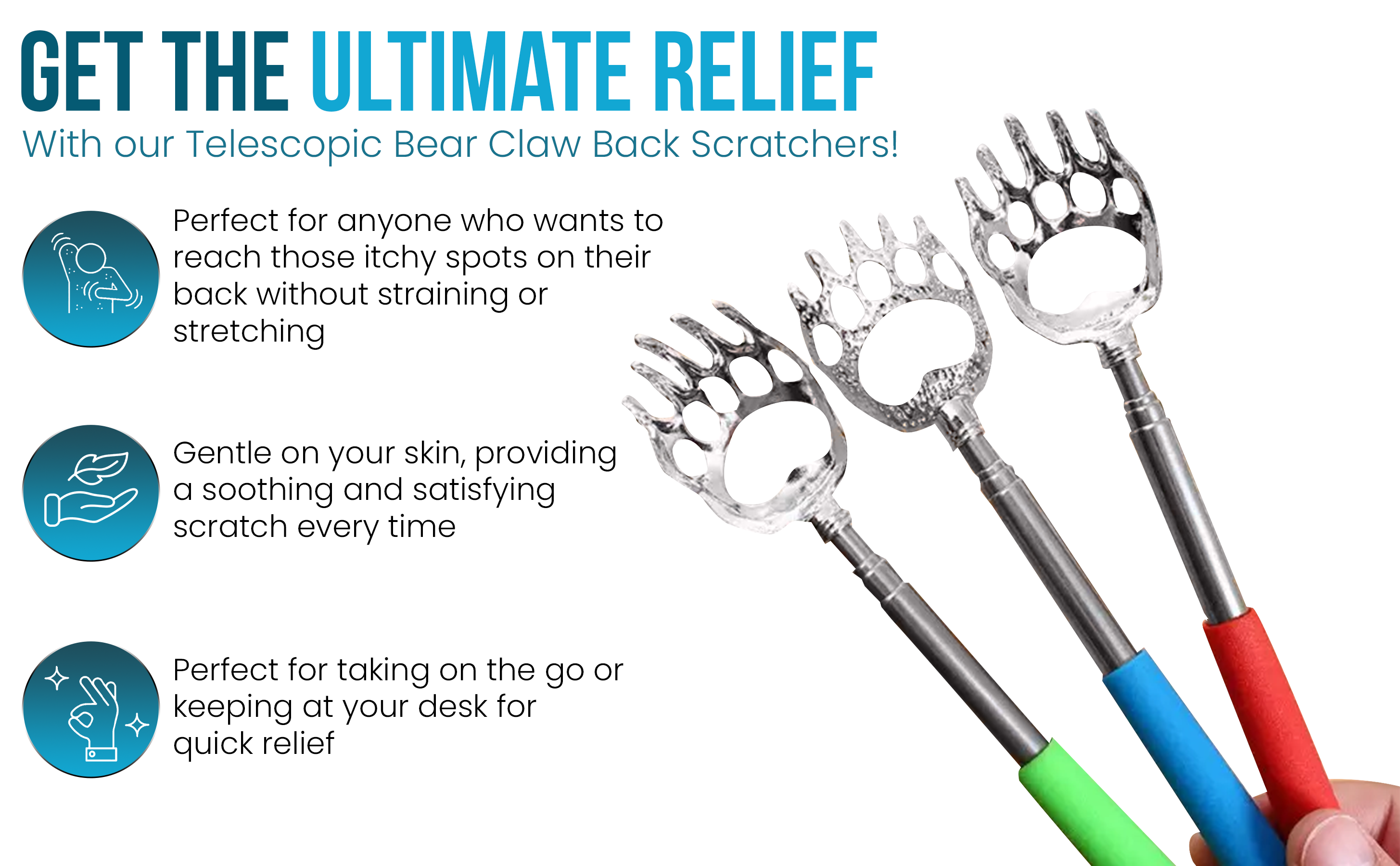 Generise Bear Claw Back Scratcher with Delivery