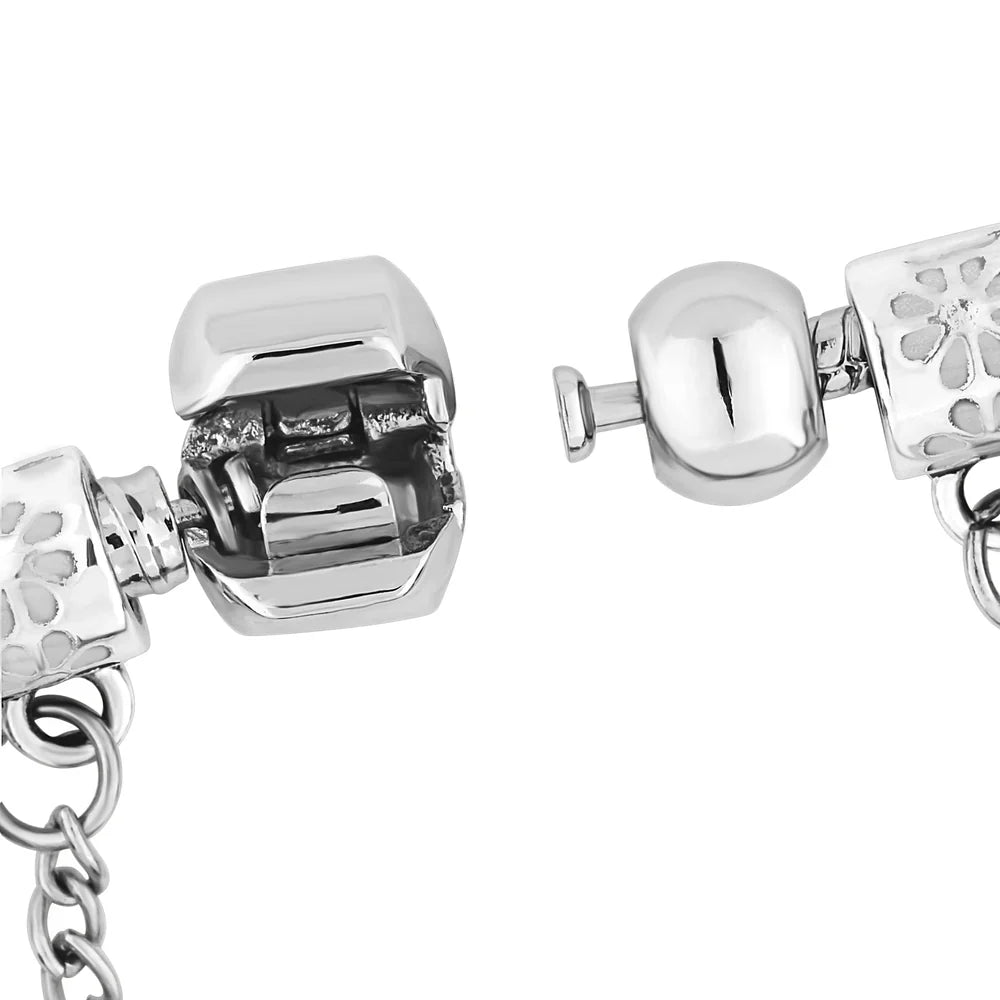 Diamond Style London - Charm Bracelet with Multi Coloured Charms