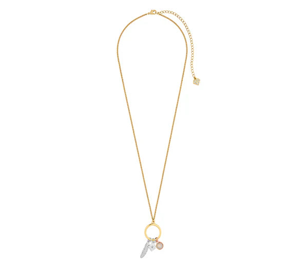 Diamond Style London - Charm Necklace in Mixed Metal (Item code: Charmneckmxdmtl)