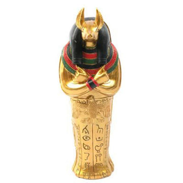 Puckator Anubis Sarcophagus with Mummy - Home Living Room Decoration - Gifts For Men Women