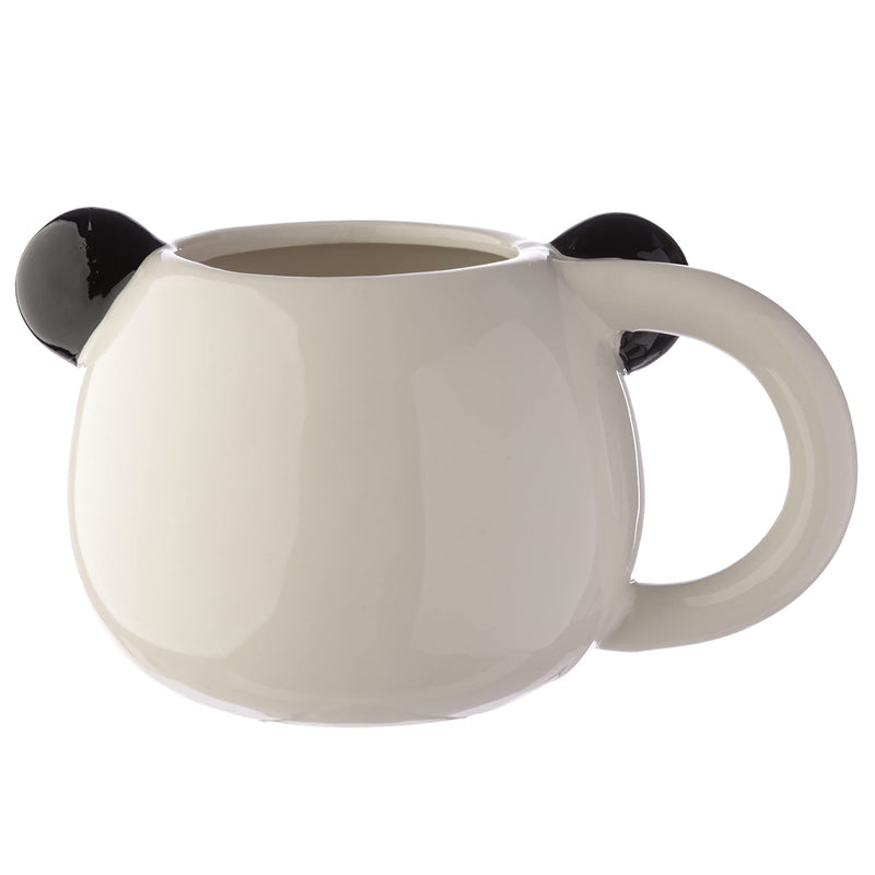 Puckator Adoramals Panda Head Ceramic Shaped Tea Coffee Mug - Funny Home Accessories - Cute Gifts for Girlfriend - Large Mugs for Men Women Hot Drinks - Cute Cups Presents - Secret Santa Gift Cup Set