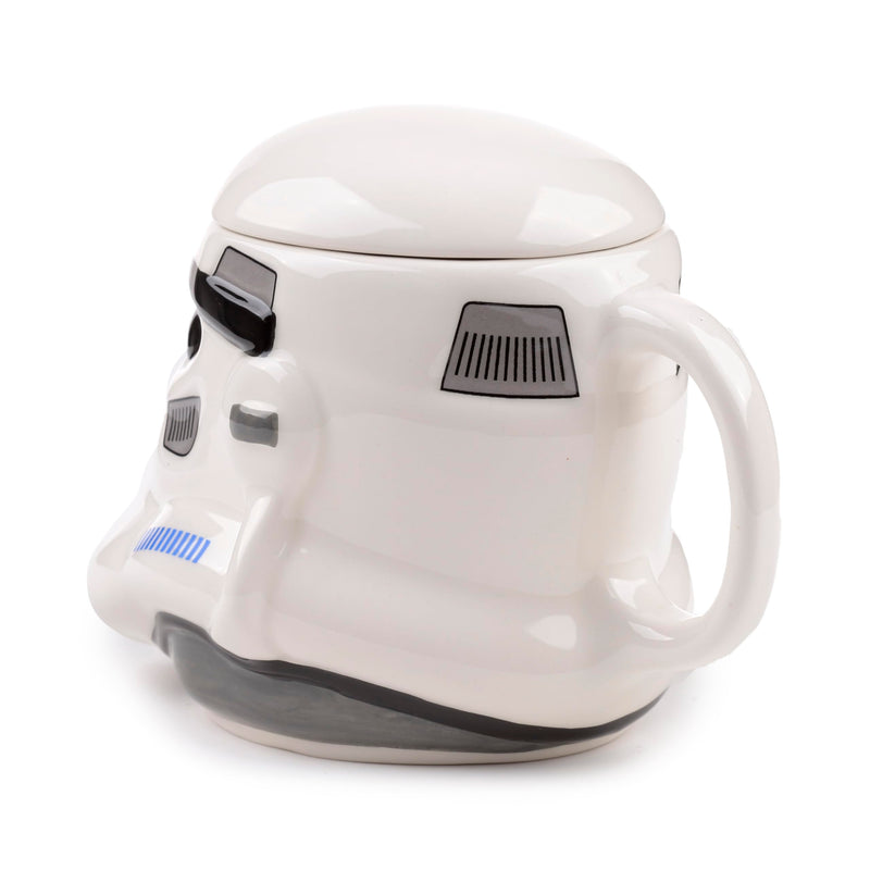 Puckator The Original Stormtrooper Helmet Ceramic Shaped Tea Coffee Mug Funny Home Accessories Cute Gifts for Girlfriend Large Mugs for Men Women Hot Drinks Cups Presents Secret Santa Gift Cup Set