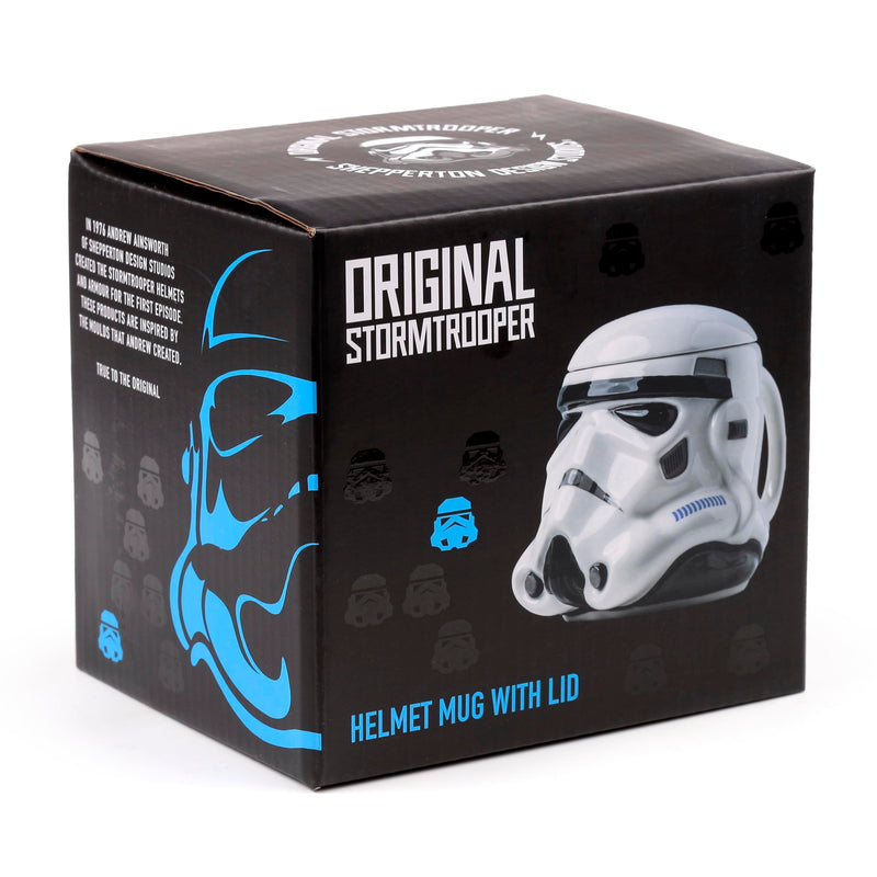 Puckator The Original Stormtrooper Helmet Ceramic Shaped Tea Coffee Mug Funny Home Accessories Cute Gifts for Girlfriend Large Mugs for Men Women Hot Drinks Cups Presents Secret Santa Gift Cup Set