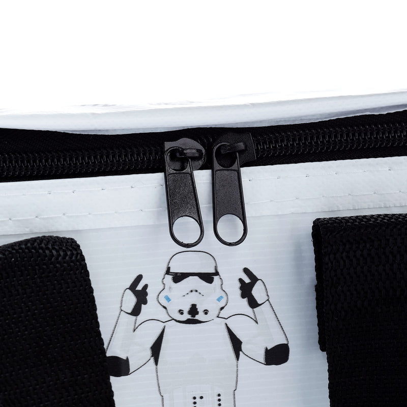 Puckator Cool Lunch Bag White The Original Stormtrooper Design Made Out of Rec' Plastic Bottles - Insulated Lunch Bag for Women Men Children Lunch Box Bag for Work & School Beach Picnic Accessories