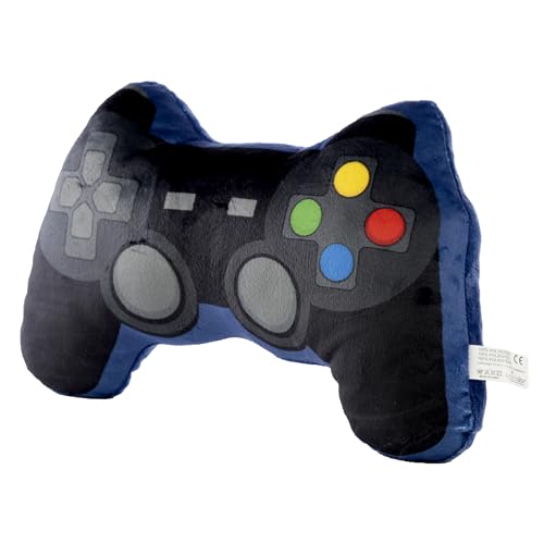 Puckator Plush Game Over Controller Shaped Cushion, Home Decorative, Gaming Gift, Novelty Shape 11.5x35x8cm