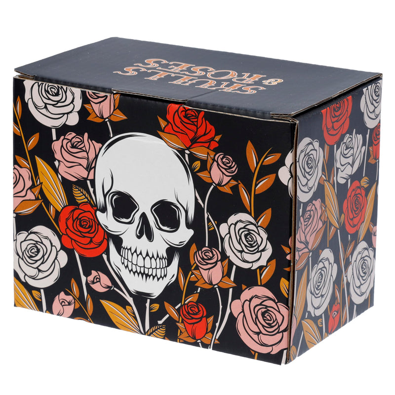 Puckator Skeleton Ceramic Shaped Handle Tea Coffee Mug - Funny Home Accessories - Cute Gifts for Girlfriend - Large Mugs for Men Women Hot Drinks - Cute Cups Presents - Secret Santa Gift - Cup Set