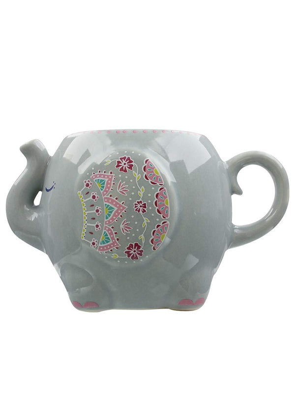 Sass & Belle Mandala Elephant Grey Mug