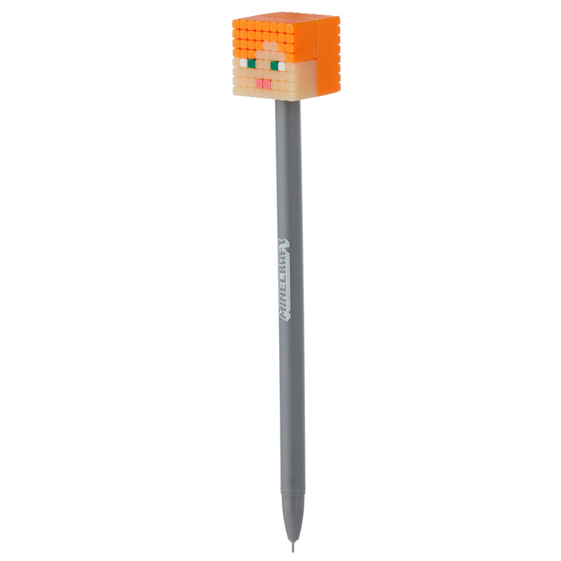 Puckator Minecraft Fine Tip Pen - Cute Cool Aesthetic Non Smudge Pens for School Office Writing Drawing Journaling - Collage Essentials Pens - Pack of 1 Pen