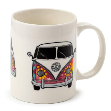 Puckator Volkswagen VW T1 Camper Bus Summer Love Porcelain Tea Coffee Mug - Funny Home Accessories - Cute Gifts for Girlfriend - Large Mugs for Men Women Hot Drinks - Cups Presents Secret Santa Gift