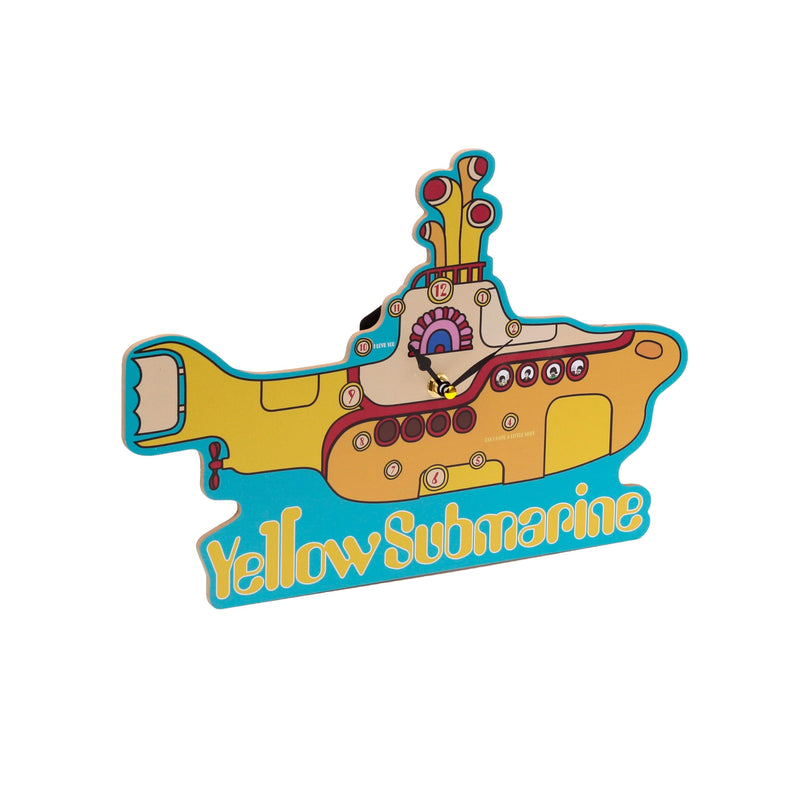 Puckator The Beatles Yellow Submarine Licensed Picture Clock - Wall Clock Clocks - Mens Cute Cool Preppy Home Gaming Room Bedroom Office Decor Decoration - Asthetic Accessories Stuff Men Things