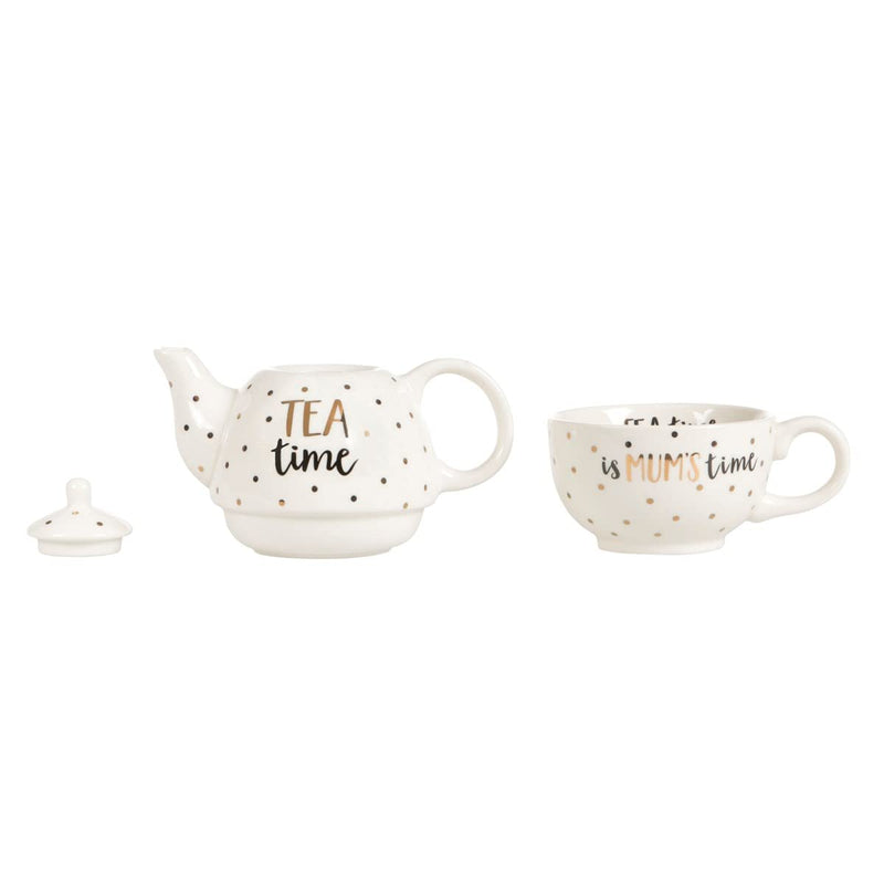 Sass & Belle Mum Time Teapot for One