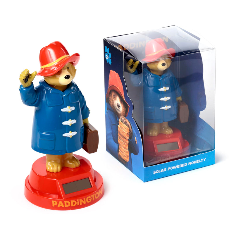 Puckator Paddington Bear Solar Pal - Home Office Table Desk Dashboard Car Decor Decoration - Gift Ideas - Gifts For Teenage Old Boy Girl Dad Mums - Powered KIds Toys Toy Figure Figures