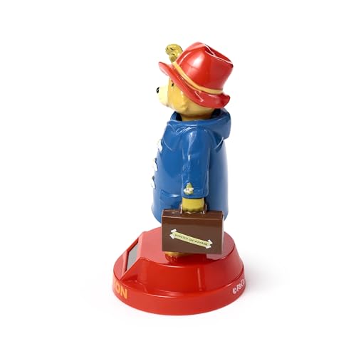 Puckator Paddington Bear Solar Pal - Home Office Table Desk Dashboard Car Decor Decoration - Gift Ideas - Gifts For Teenage Old Boy Girl Dad Mums - Powered KIds Toys Toy Figure Figures