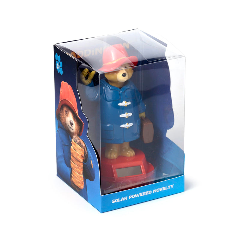 Puckator Paddington Bear Solar Pal - Home Office Table Desk Dashboard Car Decor Decoration - Gift Ideas - Gifts For Teenage Old Boy Girl Dad Mums - Powered KIds Toys Toy Figure Figures