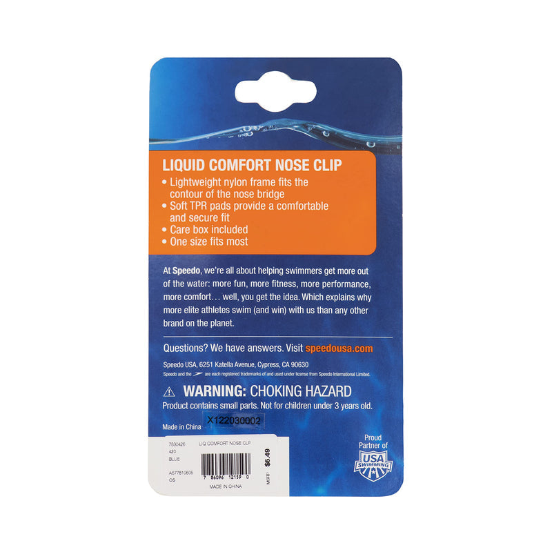 Speedo Unisex Swim Nose Clip Liquid Comfort