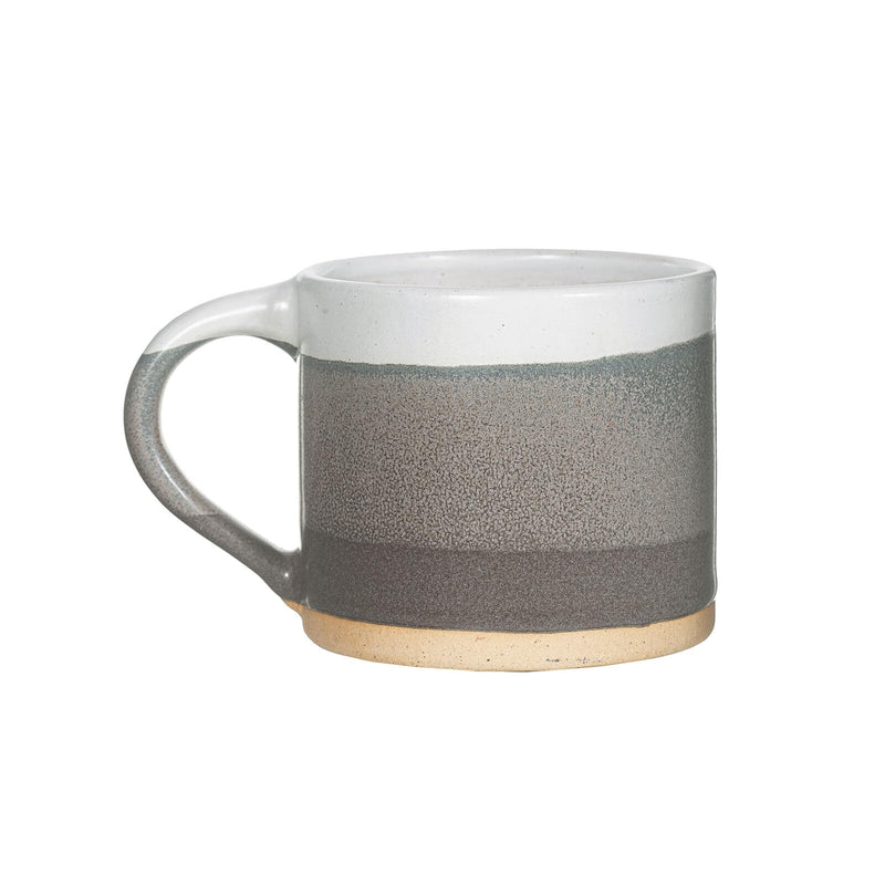 Sass & Belle Grey Marlowe Mug – 260ml Stoneware Coffee Cup in Grey, Durable Ceramic Drinkware, Dishwasher & Microwave Safe, Ideal for Gifting or Everyday Use in The Kitchen