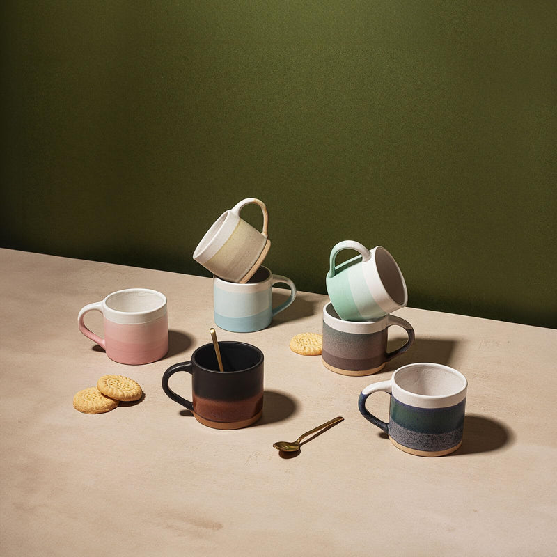 Sass & Belle Grey Marlowe Mug – 260ml Stoneware Coffee Cup in Grey, Durable Ceramic Drinkware, Dishwasher & Microwave Safe, Ideal for Gifting or Everyday Use in The Kitchen