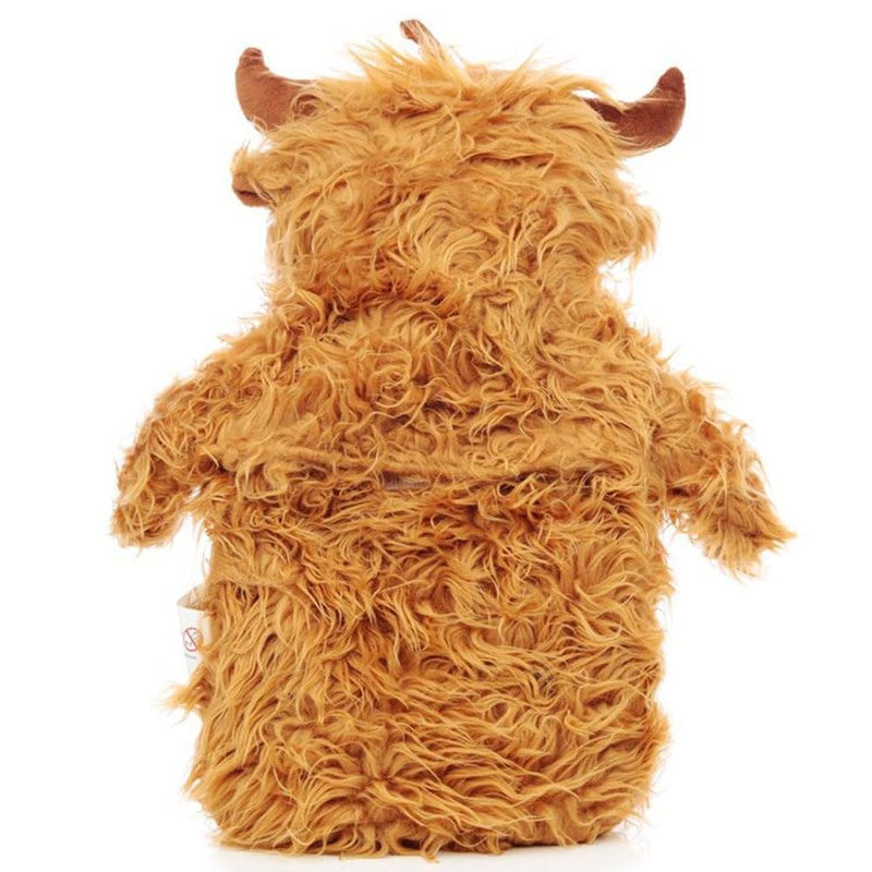 Snuggables Highland Cow 1L Novelty Cover Hot Water Bottle Brown
